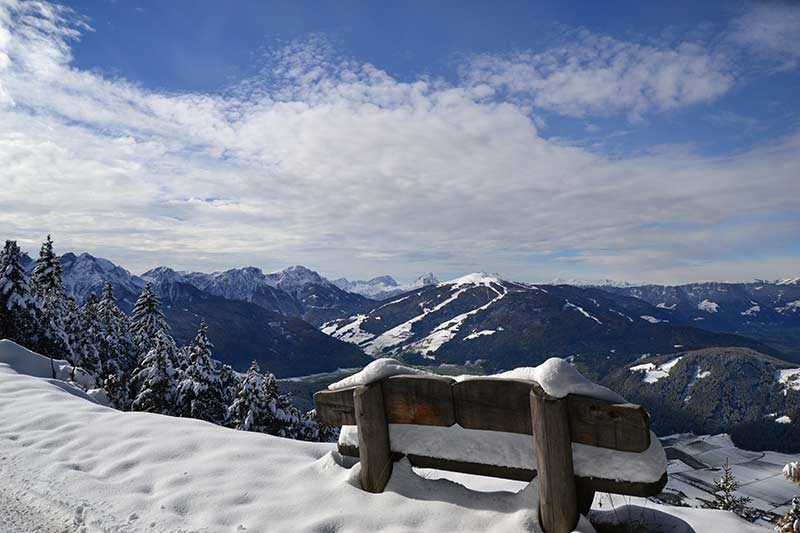 Blick zum Kronplatz Blick zum Kronplatz
