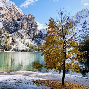 autumn at the Pragser Wildsee